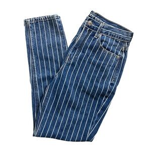 American Eagle | American Eagle Striped Mom Jeans